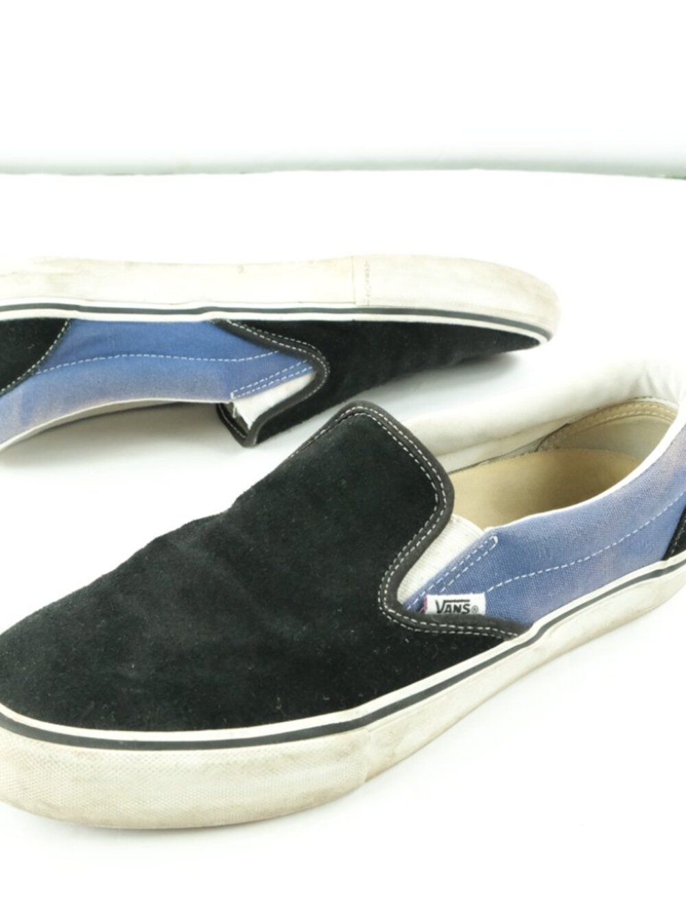 VANS x Anti-Hero Classic Slip-On Pros Black/Blue Suede Rubber Sole US 11